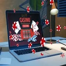 618slost Live Casino တွင် တိုက်ရိုက် Dealer နှင့် Baccarat ကစားနေသောမြင်ကွင်း